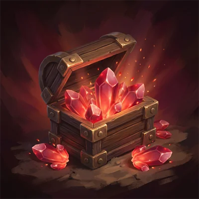 1,650 Redshards, premium currency of Ashram Online