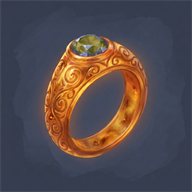 Anillo de Ambar del Errante, item from Ashram Online