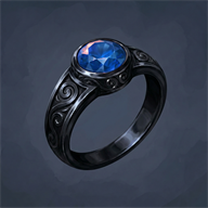 Obsidian Ring of Vaidurya, item from Ashram Online