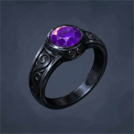 Obsidian Ring of Umbra, item from Ashram Online