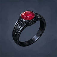Obsidian Ring of the Anvil, item from Ashram Online