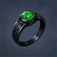 Obsidian Ring of the Lotus, item from Ashram Online