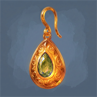 Aretes de Ambar del Errante, item from Ashram Online