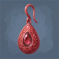 Coral Earrings of the Anvil, item from Ashram Online