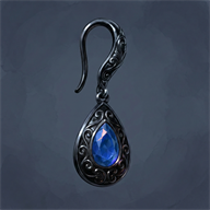 Obsidian Earrings of Vaidurya, item from Ashram Online