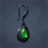 Obsidian Earrings of the Lotus, item from Ashram Online